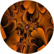 Slipmat Slip Mat Felt for any 12" Turntable LP DJ Vinyl Record Player FRACTAL 5