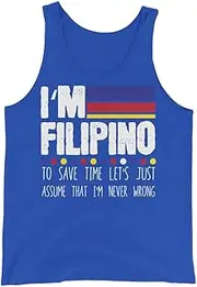 [Teegarb Letter Blanket] Hilarious Filipino to Save Just Assume I'm Never Incorrect Humorous 4