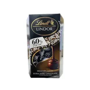 瑞士蓮Lindt LINDOR巧克力-60%黑/榛果/綜合 137g