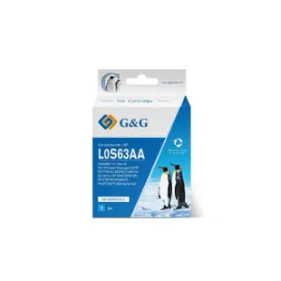 【G&G】for HP L0S63AA NO.955XL 藍色高容量環保墨水匣(適用 OfficeJet Pro 7720/7730/7740/8210/8710)