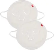 Healeved Reusable Face Mask Skincare Steam Face Mask 2pcs Coral Fleece Facial Towel Facial Mask Towel Skin Care Tool for Women
