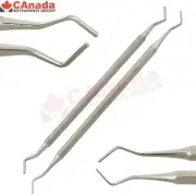 Set Of 2 Dental Amalgam Smooth Plugger Composite Filling Condenser