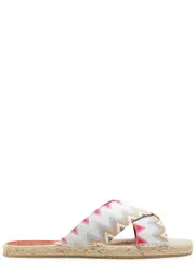 Missoni Harlow Canvas Espadrille Sliders - Pink - 37 (IT37 / UK4) 37 (IT37 / UK4)