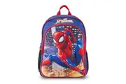 Marvel Kids Children Spiderman 15" EVA School Backpack - Blue Red