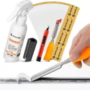 SAPLIZE Golf Grip Kit Regripping Clubs Tapes/Clamp/Tape Remover/Cutter/Solvent