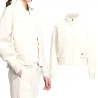 在飛比找momo購物網優惠-【adidas 愛迪達】LOUNGE DK JKT 女款 白