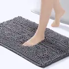 FRESHMINT Chenille Bathroom Rugs NonSlip Bath Mat 32x20 Washable Soft Shower Mat