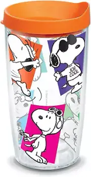 Peanuts Multi-Snoopy Made in USA Double Walled Insulated Tumbler Cup Keeps Drink