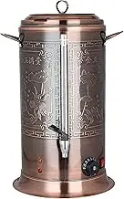 304 Stainless Steel Electric Heater Boiler Instant Hot Water Dispenser for Hot Water Milk Tea Coffee Juice Home Party Use, Retro Style,A,13.2L
