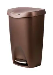 Umbra 13.2 gal. Bronze Step On Wastebasket (Pack of 3)