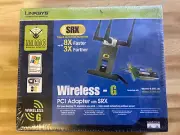 NEW Cisco-Linksys WMP54GX Wireless G PCI Adapter with SRX