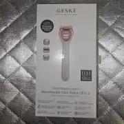 GESKE MicroNeedle Face Roller | 9 in 1 Tools & Brushes (NIB)