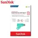 SanDisk Ultra GO 128GB 湖水綠 TYPE-C USB 3.1 雙用 OTG 旋轉隨身碟 (SD-DDC3-G-128G)