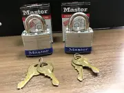 Set of 2, Master Lock #3 KA Maximum Security Padlocks....Brand New!
