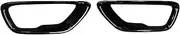 BWPEXZ Compatible with Grand Cherokee Fog Lights, Car Front Fog Light Cover Frame Decorative Stickers, ABS Glossy Black Car Parts from 2018 to 2021