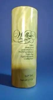 Vintage Avon Willow Talc 3.5 OZ New Old Stock