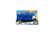 Hot Wheels Monster Trucks Toy Hauler, Oversized Truck Carries Stores 12 1:64 Scale Monster Trucks or 32 Cars, Monster Mover Rhino