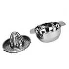 Citrus Lemon Orange Juicer Stainless Steel Hand Press Manual Juice Squeezer SL