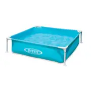 Intex Above Ground 1.22m Mini Frame Pool Garden Kids 2y+ Outdoor Fun Toy Blue