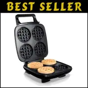 Compact and Efficient Chaffle Maker with Deep Plates for Perfect 3-inch Waffles