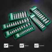 Hex Socket Wrench Head Set For Ratchet 1/4 3/8 1/2 Short Long Socket Deep Driver