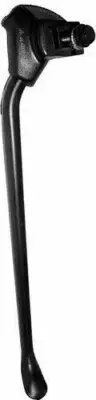 Spanninga Bicycle Side Stand " Easy 28 " Black Stand Recorder 20mm