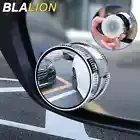 Car Rearview Sucker Mirrors 360 Blind Spot Adjustable Round Frame Wide Angle New