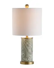 JONATHAN Y Designs Swirl 20.5in Ceramic LED Table Lamp