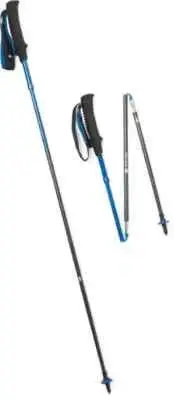 BLACK DIAMOND "Distance Carbon Z" 130cm Trekking Poles GRAY/BLUE | $189.95