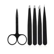 Eyebrows Tweezers Scissors for Eyebrow,Ingrown Hair,Splinter,Facial Hair Removal