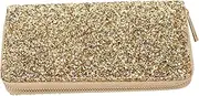 [DRESSOOS] Luxury Shiny Wallet Women's Purse Zippered Wallet Elegant Wallet Women for Occasions