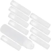 Healeved 10Pcs Portable Travel Roller Ball Bottles Refillable Essential Oil and Perfume Containers Empty Bottles for Outdoor Accessories and Toiletries