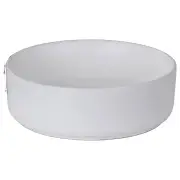 Nicola 30cm Ceramic Basin, Matte White