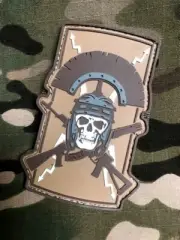 PVC Military Tactical Patch "Centurion" Coyote Brown VeIcro