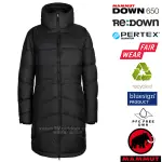 【MAMMUT 長毛象】送》女款 輕量防風防潑連帽長版羽絨外套 FEDOZ IN HOODED/保暖夾克_00202