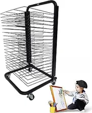 20-Layer Art Drying Rack Mobile Art Drying Rack Art Studio Space-Saving Shelf Suitable for A3K8 Paper