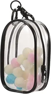 GARVALON 1 Set Transparent Doll Storage Bag Compact Hanging Pouch for Outdoor Use Carrying Case for Small Dolls Easy to Transport with Stylish Hook for Convenient Display