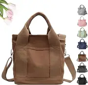 [Generic] Gilmores Glee Tote Bag, Multi Pocket Handbag, Tote Bag with Compartments, Crossbody Tote Bags for Women