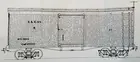 Funaro F&C 1004 HOn2-1/2 HOn30 CAIRO KANAWAHA Old Time C&K Boxcar 2-CAR KIT