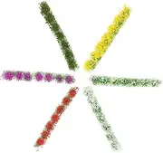 6 Boxes Artificial Grass Clusters DIY Miniature Flower Cluster Resin Flower Cluster Miniature Artificial Flower Cluster Simulated Flower Cluster Adorn DIY Sand Table Material