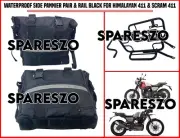 WATERPROOF SIDE PANNIER PAIR & RAIL FIT FOR ROYAL ENFIELD HIMALAYAN & SCRAM 411 (for: Royal Enfield)