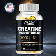 Creatine Monohydrate 5000mg - Boost Endurance and Energy Support, Fast recovery