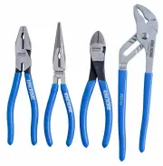 Kincrome K040064 - Vinyl Grip Plier & Multigrip Set - 4 Piece