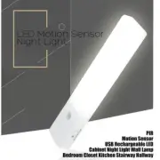 EL608 Rechargeable Infrared Motion Sensor Wall LED Night Light Torch (Cool White