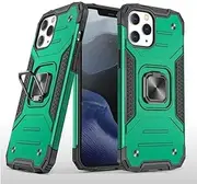 [TAVICE] Shockproof Ring Case Stand Cover for iPhone 12 (Green)