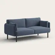 Recess Double Sofa | Office Sofa | Collaboration | Office Lounge, Deep Ocean Blue