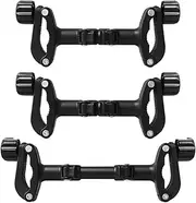 Tiardey 3pcs Twin Pushchair Connectors Stroller Detachable Connectors,Adjustable Lightweight Pram Adapter Fasteners For Buggies