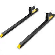 Clamp on Pallet Forks 2000lbs Tractor Forks 60" Heavy Duty Bucket Forks