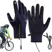 [Générique] Winter Heated Gloves - Warm Ski Mitts | Touch Screen Winter Gloves | USB Adjustable Hand Warmer Gloves With Touch Screen | Rechargeable Electric Heated Gloves | Heated Gloves