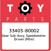 33403-80002 Toyota Gear sub-assy, speedometer driven (mtm) 3340380002, New Genui